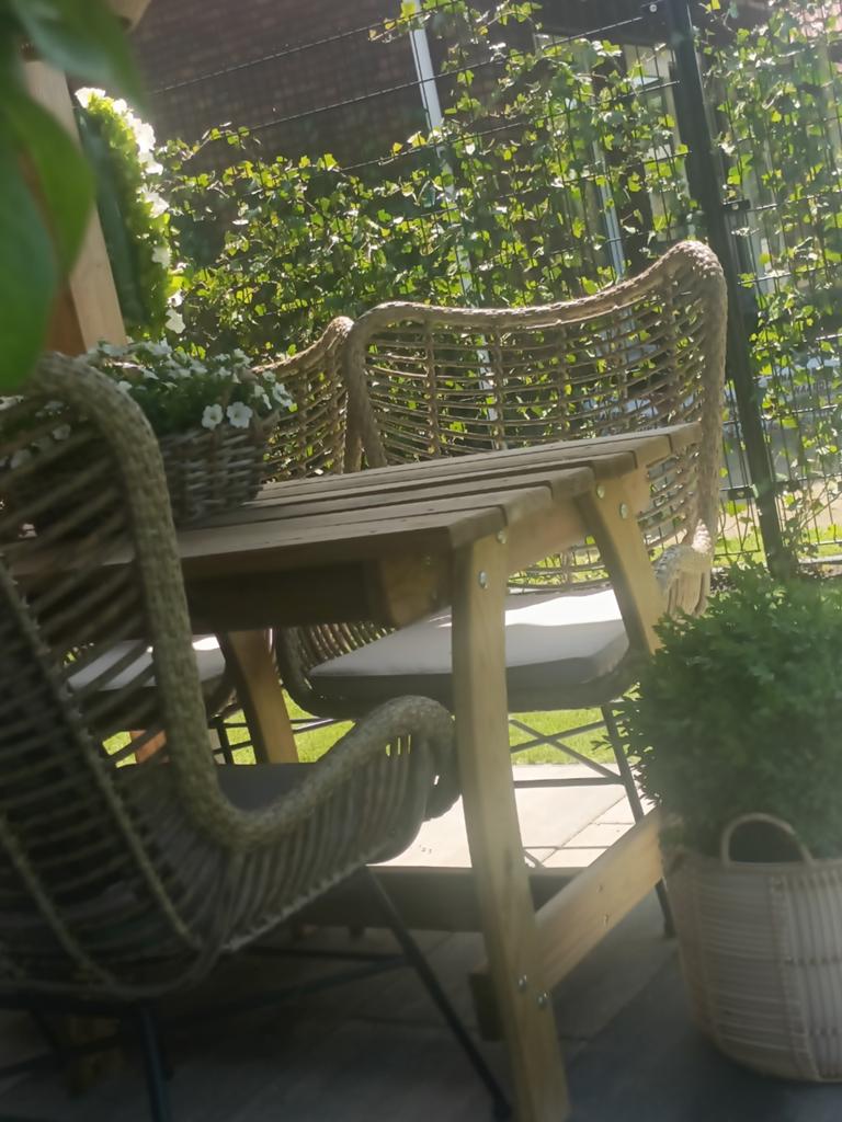 6 tuinstoelen in een koop, Tuin en Terras, Ophalen of Verzenden, Gebruikt, Kunststof