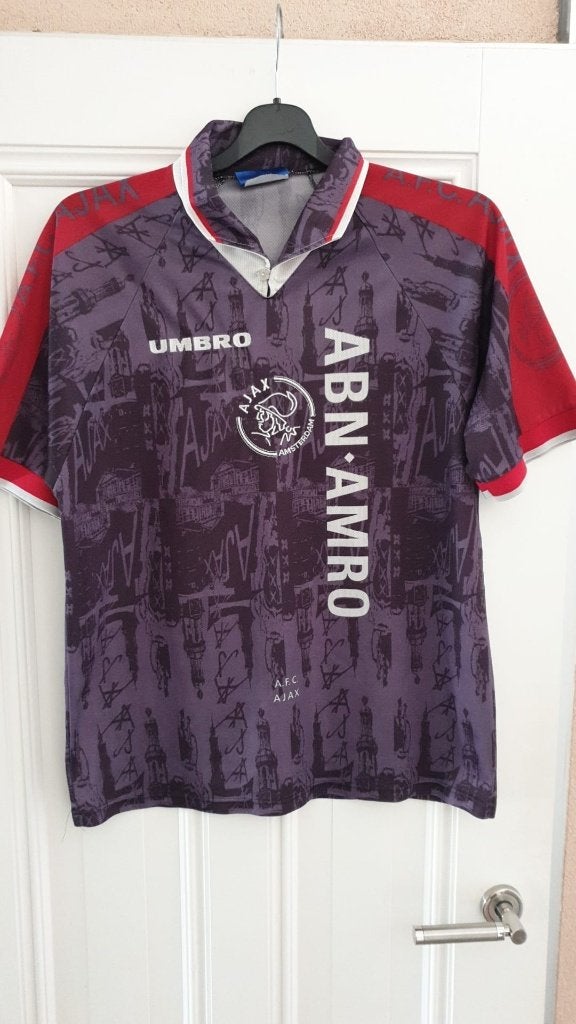 Ajax uitshirt 1996/1997 L, Ophalen of Verzenden, Zo goed als nieuw, Ajax, Shirt