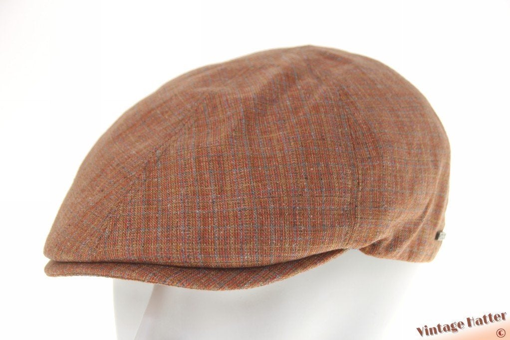 Platte pet Hatland Burnt Orange zijde 60-61 = XL nieuw, 60 cm (XL, 7½ inch) of meer, Hatland Burnt Orange, Nieuw, Ophalen of Verzenden