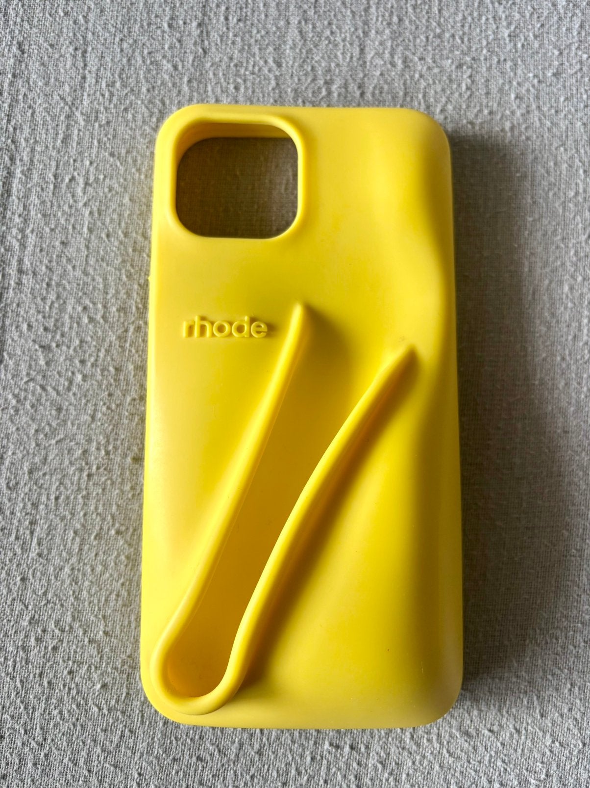 Rhode orginele iphone 15 hoes, Telecommunicatie, IPhone 15, Frontje of Cover, Zo goed als nieuw, Rhode