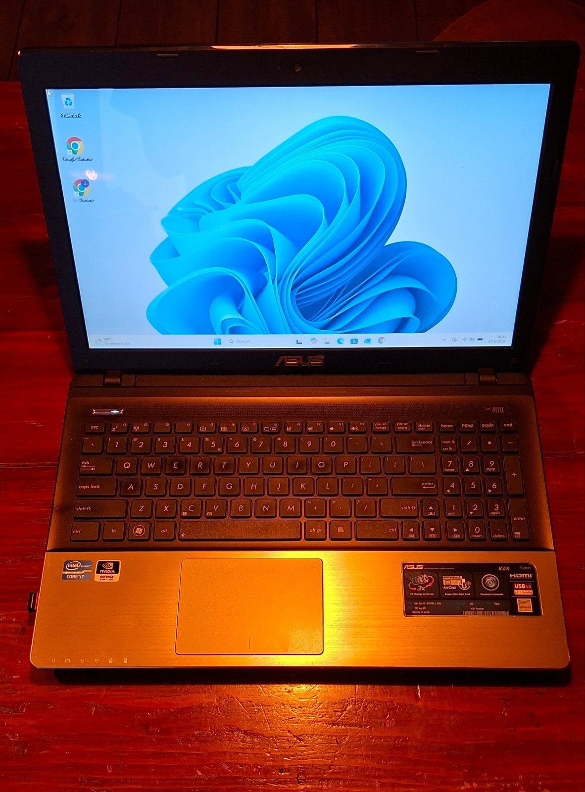 ASUS laptop, 8 GB, Ophalen of Verzenden, Gaming, 2 tot 3 Ghz