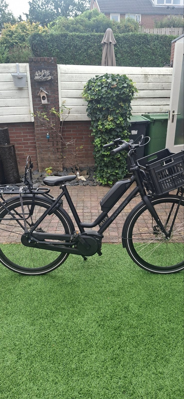 Batavus Quip E-Go Plus E-bike - Zwart Mat - 400Wh - 55cm, Ophalen, Batavus, Zo goed als nieuw, 51 tot 55 cm