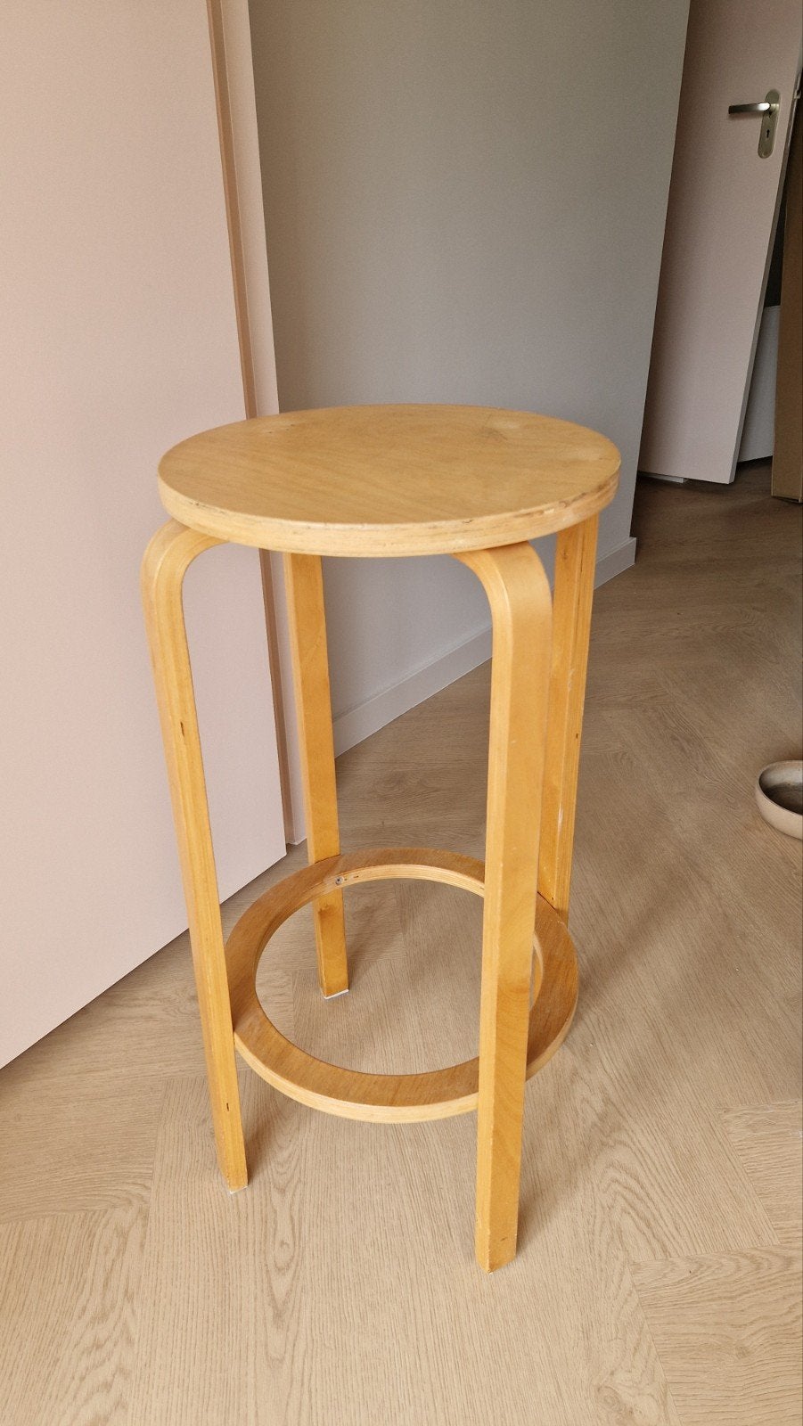 Vintage barkruk, 1 kruk, Ophalen, 60 tot 90 cm