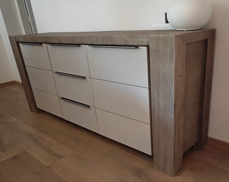 Meubelset Goossens (dressoir, tvmeubel, salontafel, kastje), Ophalen, Gebruikt, 50 tot 75 cm, 150 tot 200 cm