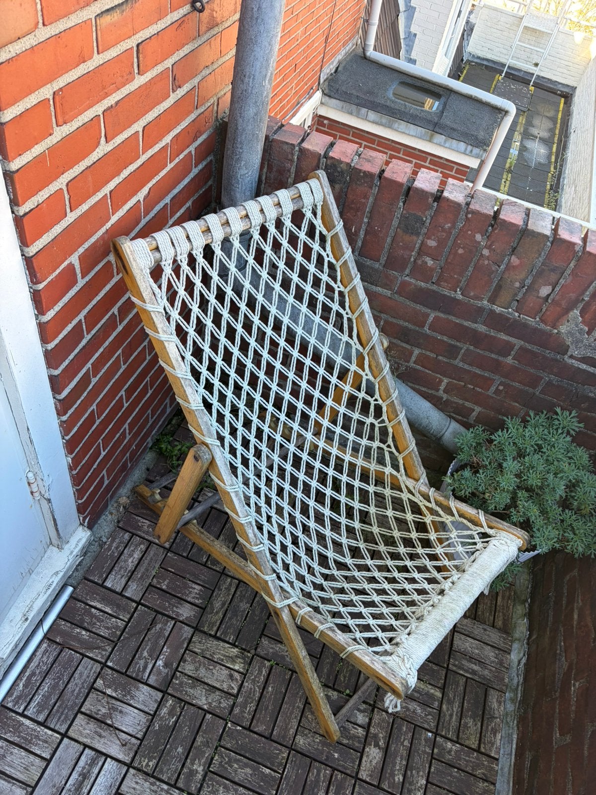 Bohemian tuinstoel, Tuin en Terras, Ophalen, Zo goed als nieuw, Buiten
