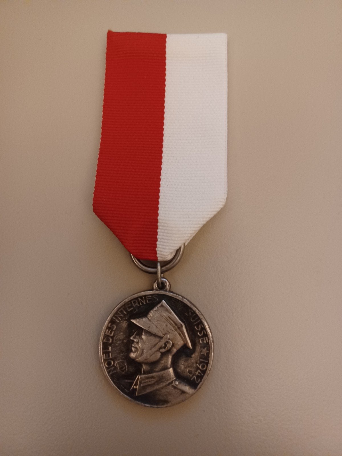 Poolse médaille, soldaten in Zwitserland, Verzamelen, Militaria | Tweede Wereldoorlog, Verzenden, Overige gebieden, Lintje, Medaille of Wings