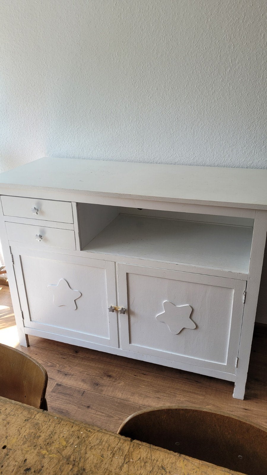 Antieke volhouten kast - veelzijdig en overschilderbaar, Antiek en Kunst, Antiek | Meubels | Kasten, Ophalen