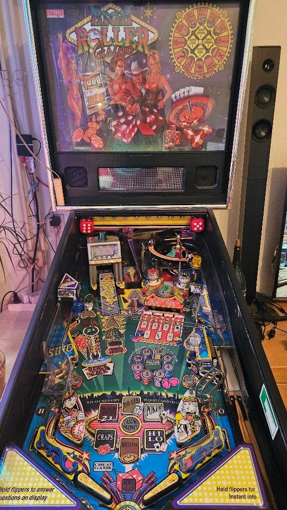 Te koop zeldzame Flipperkast High Roller Casino, Ophalen, Gebruikt, Mechanisch, Stern
