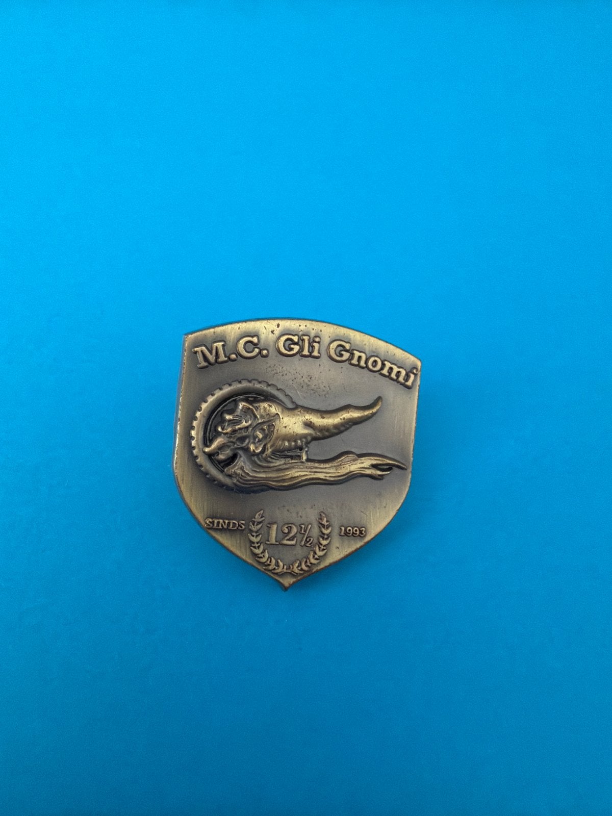 Efteling Pin - Gli Gnomi 12½ jaar, Verzamelen, Efteling, Ophalen, Zo goed als nieuw, Button of Speldje
