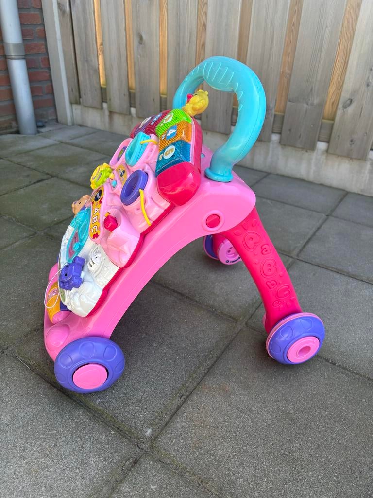 VTech Baby Walker Roze - Interactieve Loopwagen, Ophalen, Gebruikt, Overige typen, Met licht