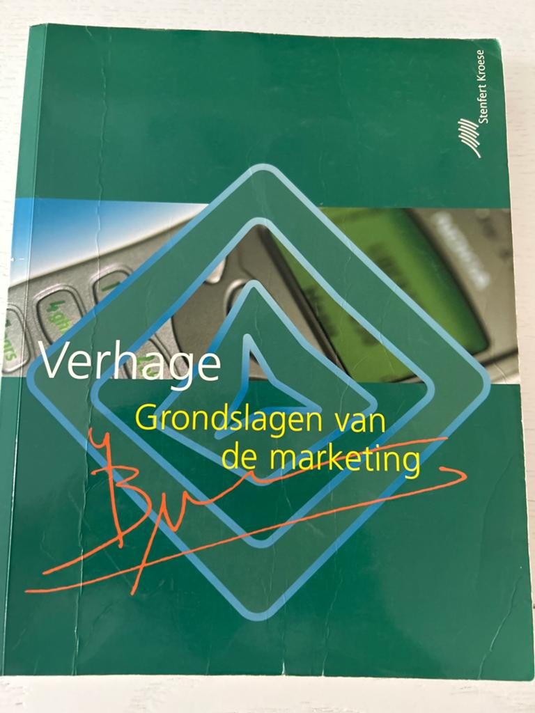 B. Verhage - Grondslagen van de marketing, Ophalen of Verzenden, Zo goed als nieuw, B. Verhage, Nederlands