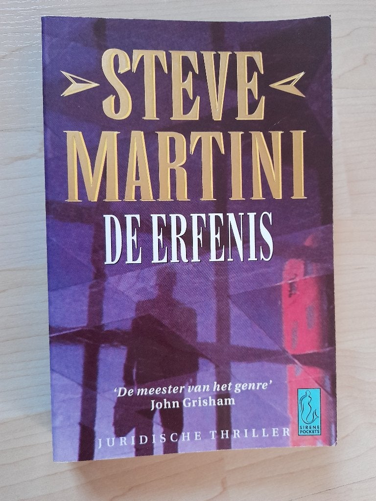 DE ERFENIS Steve Martini thriller, Boeken, Ophalen of Verzenden, Gelezen