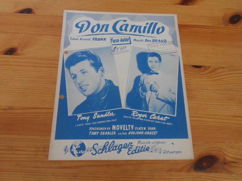Jean salva / arnold frank / ben brand / tony sandler, Gebruikt, Gitaar, Ophalen of Verzenden, Artiest of Componist