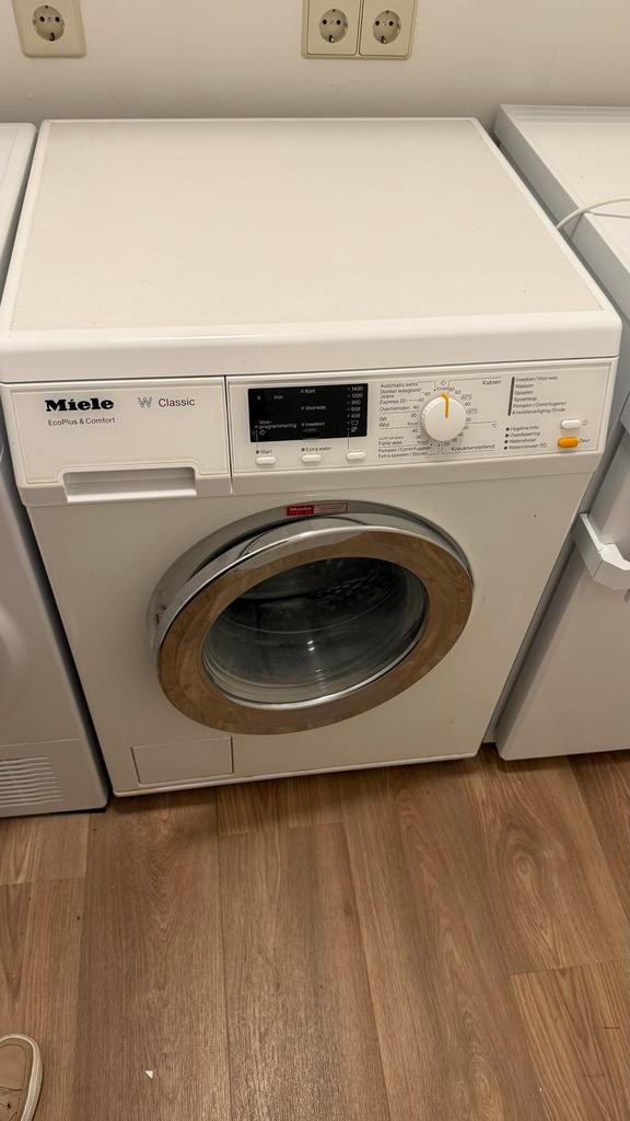 Miele W Classic EcoPlus & Comfort Wasmachine, Ophalen, 6 tot 8 kg, Gebruikt, Voorlader