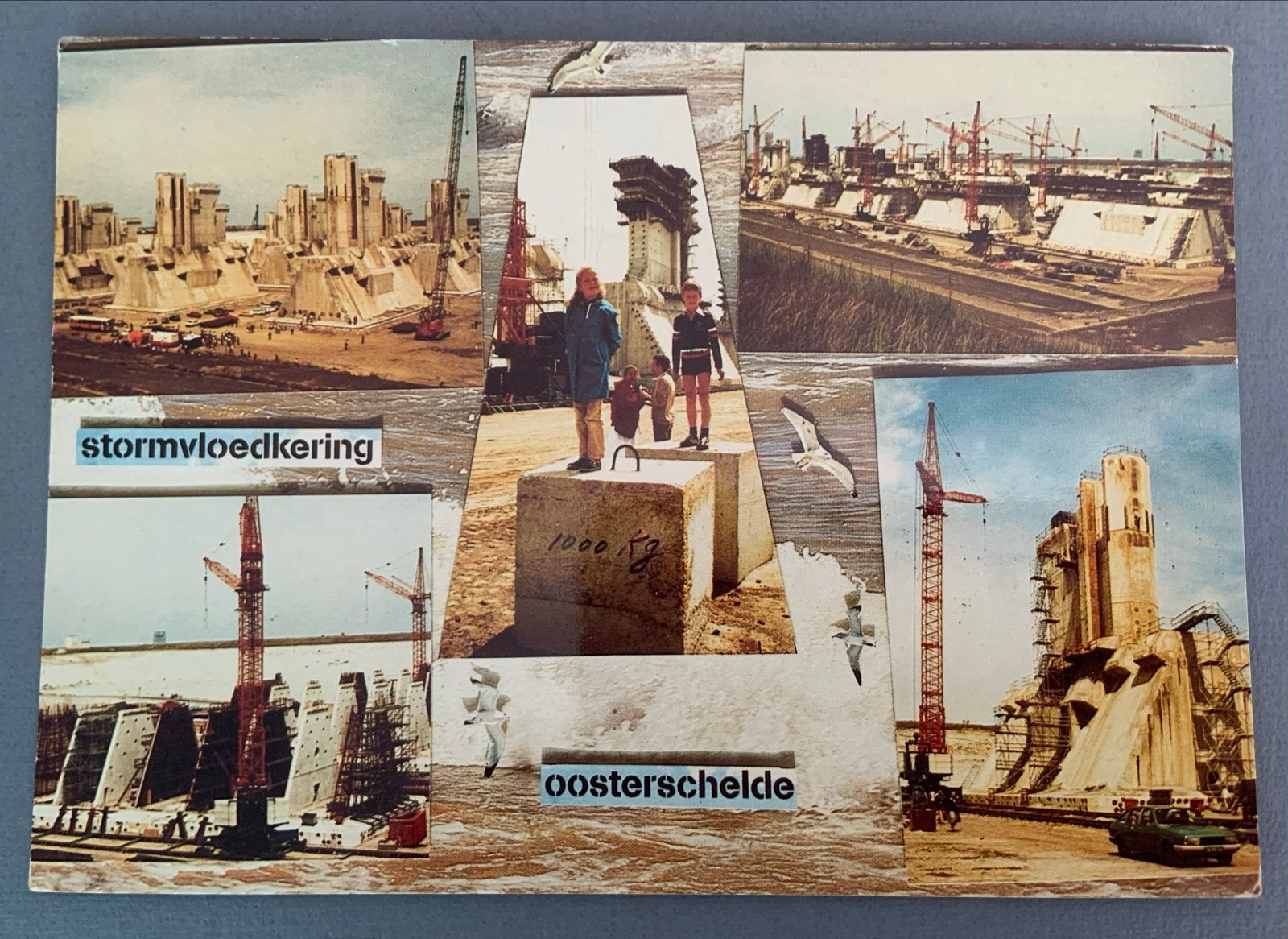 Stormvloedkering Oosterschelde Neeltje Jans, Verzenden, 1960 tot 1980, Gelopen, Zeeland