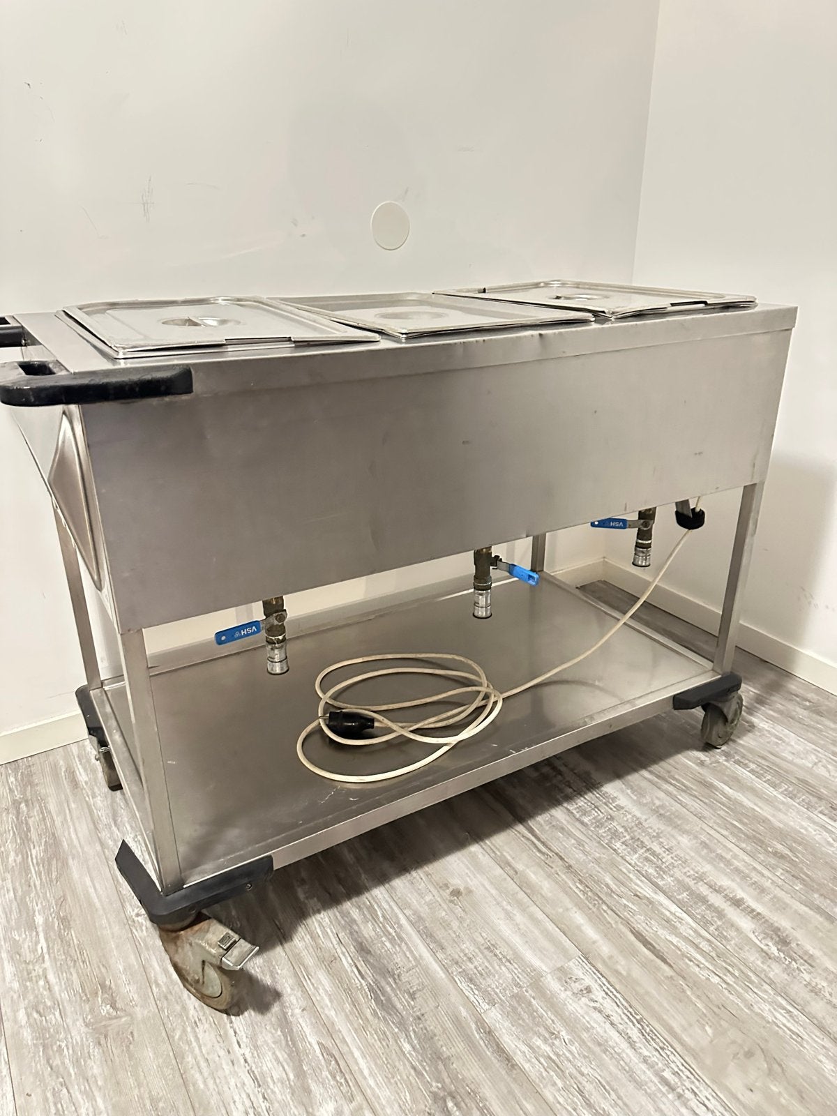 Hupfer Bain Marie Warmhoudwagen - 3x GN 1/1, Ophalen, Gebruikt, Overige typen