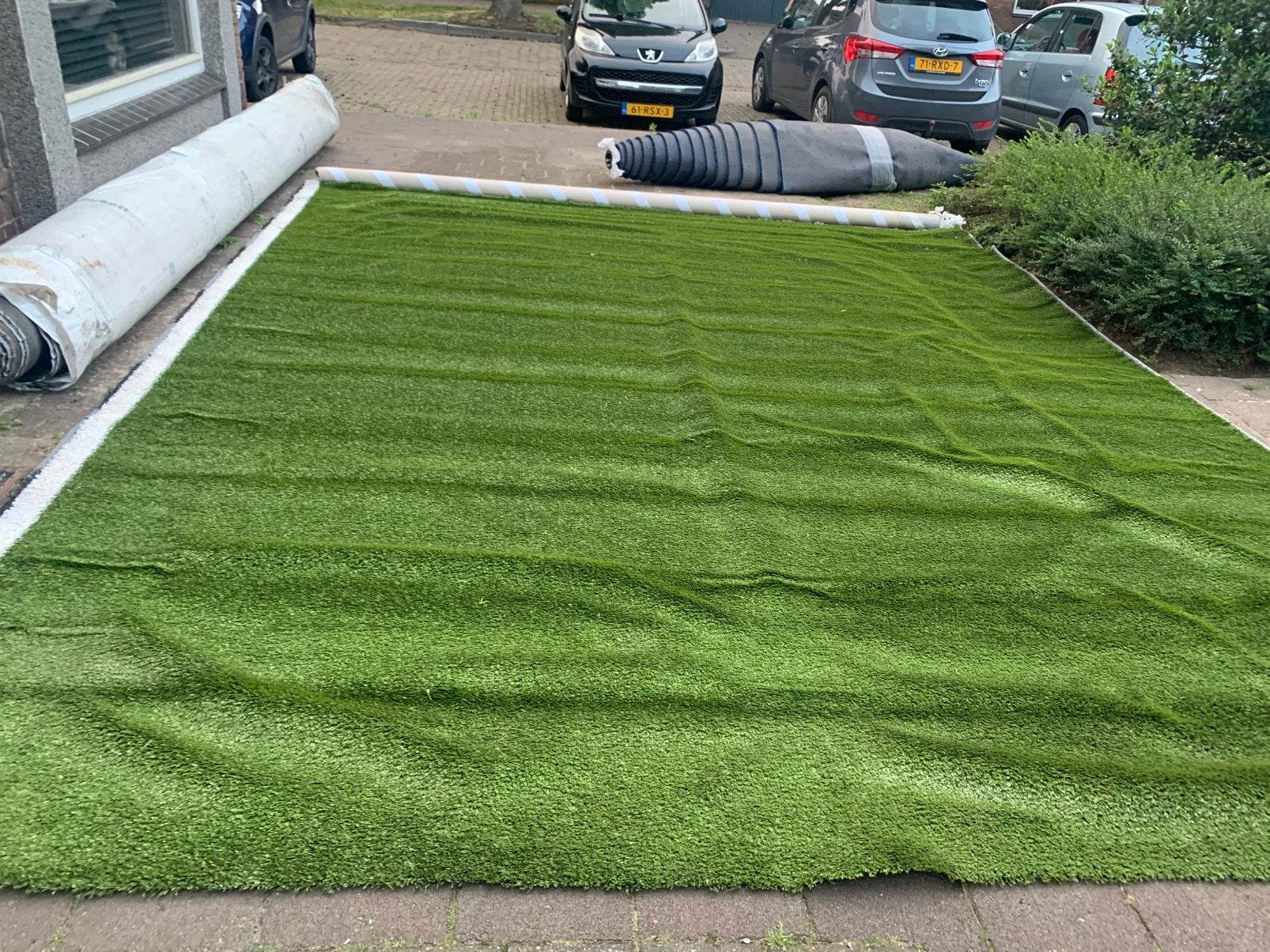 Uitverkoop Kunstgras kleuren 3 a 5 euro per m2, Tuin en Terras, Gras en Kunstgras, Ophalen, Nieuw, 20 m² of meer, Kunstgras