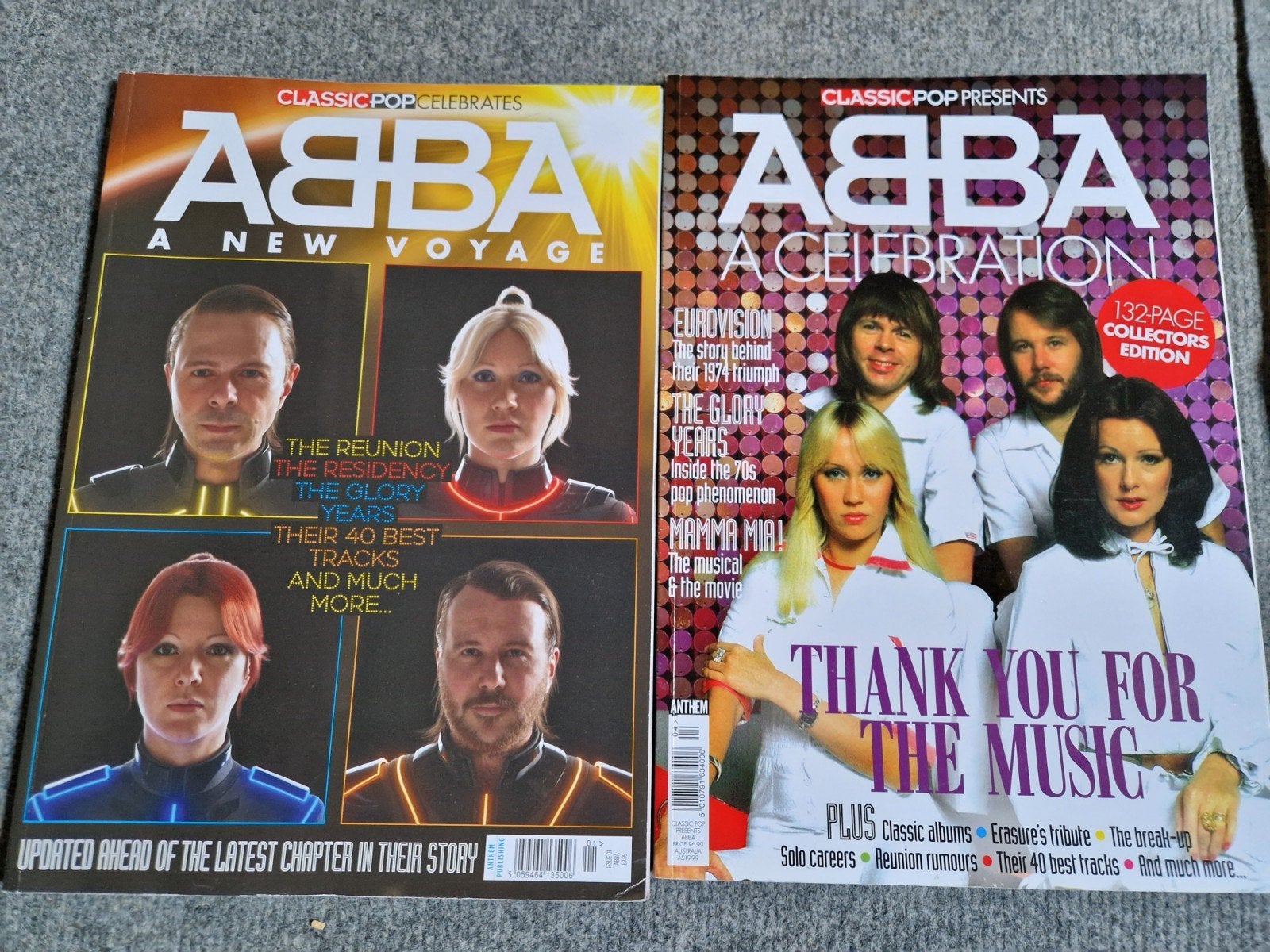 ABBA - 2 special magazines, Verzenden, Zo goed als nieuw