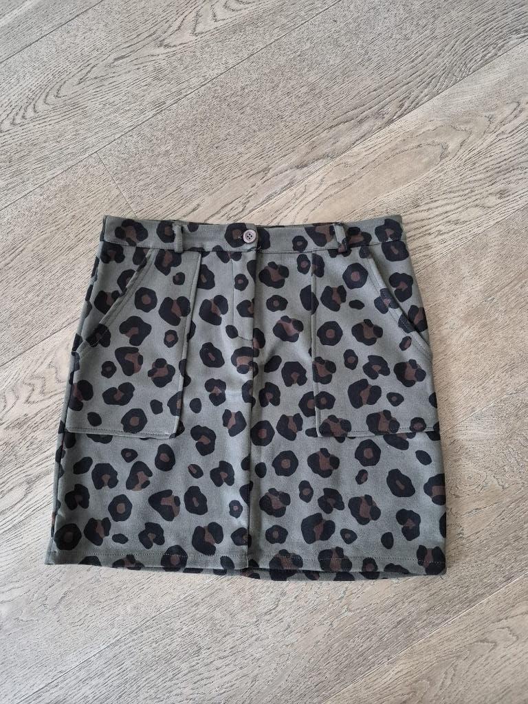 Rok Sensi Wear maat XL dames - groen / leopard, Maat 46/48 (XL) of groter, Ophalen of Verzenden, Knielengte, Groen