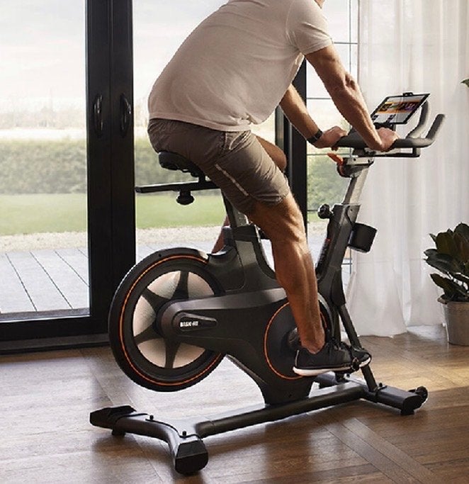 BASIC-FIT SMART BIKE - Hometrainer/Spinningfiets, Ophalen, Gebruikt, Spinningfiets, Metaal