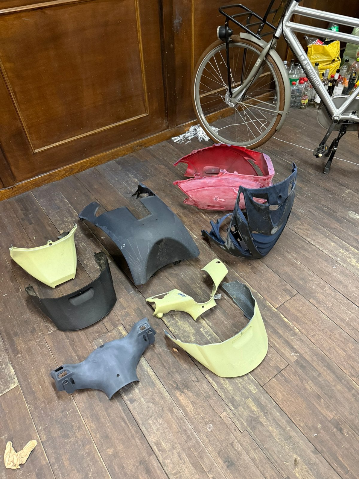 Piaggio zip kapdelen, Ophalen