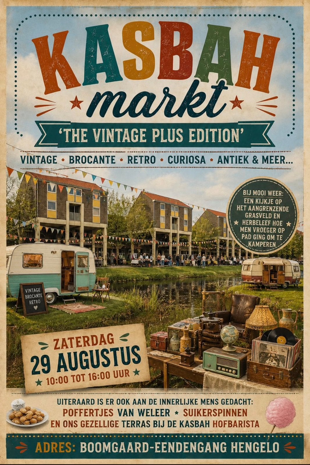 Kasbah markt ‘the vintage edition’, Ophalen