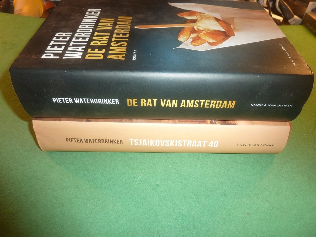 Pieter Waterdrinker Tsjaikovskistraat Rat A'dam 2x 1e druk, Verzenden, Zo goed als nieuw, Pieter Waterdrinker, Nederland