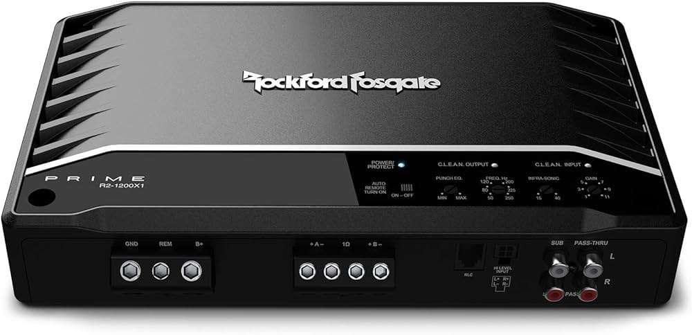 Rockford Fosgate R2-1200X1 Monoblok versterker, Auto diversen, Autospeakers, Audio-design, Nieuw, Am Breilingsweg 3, 76709 Kronau, Duitsland
