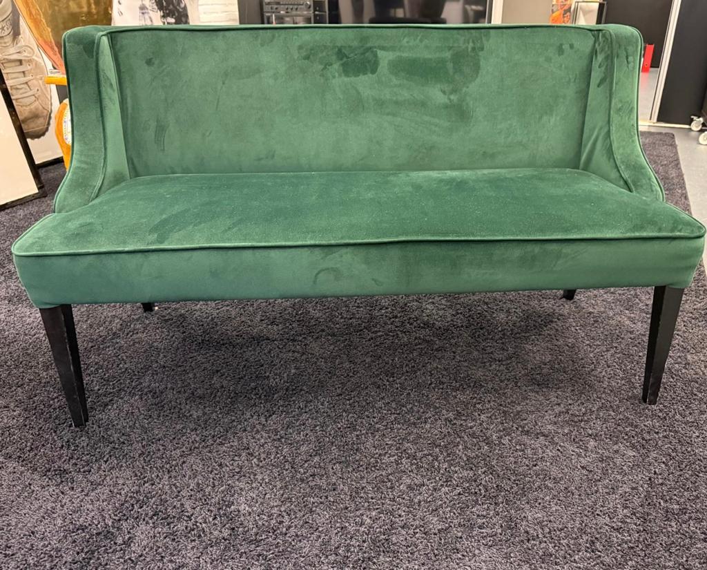 Velours bankje 2 stuks beschikbaar, Huis en Inrichting, Banken | Sofa's en Chaises Longues, Ophalen, Minder dan 75 cm, Tweepersoons