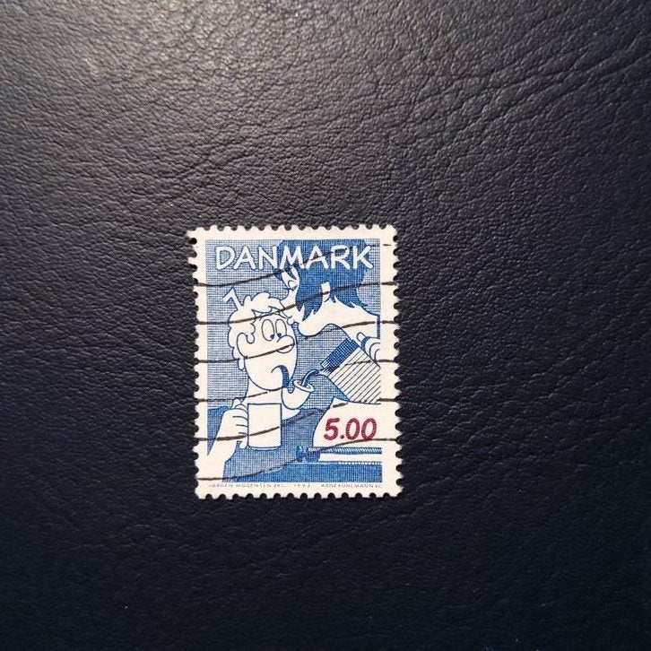 Postzegel Denemarken - 5.00 DKK, Ophalen of Verzenden, Gestempeld