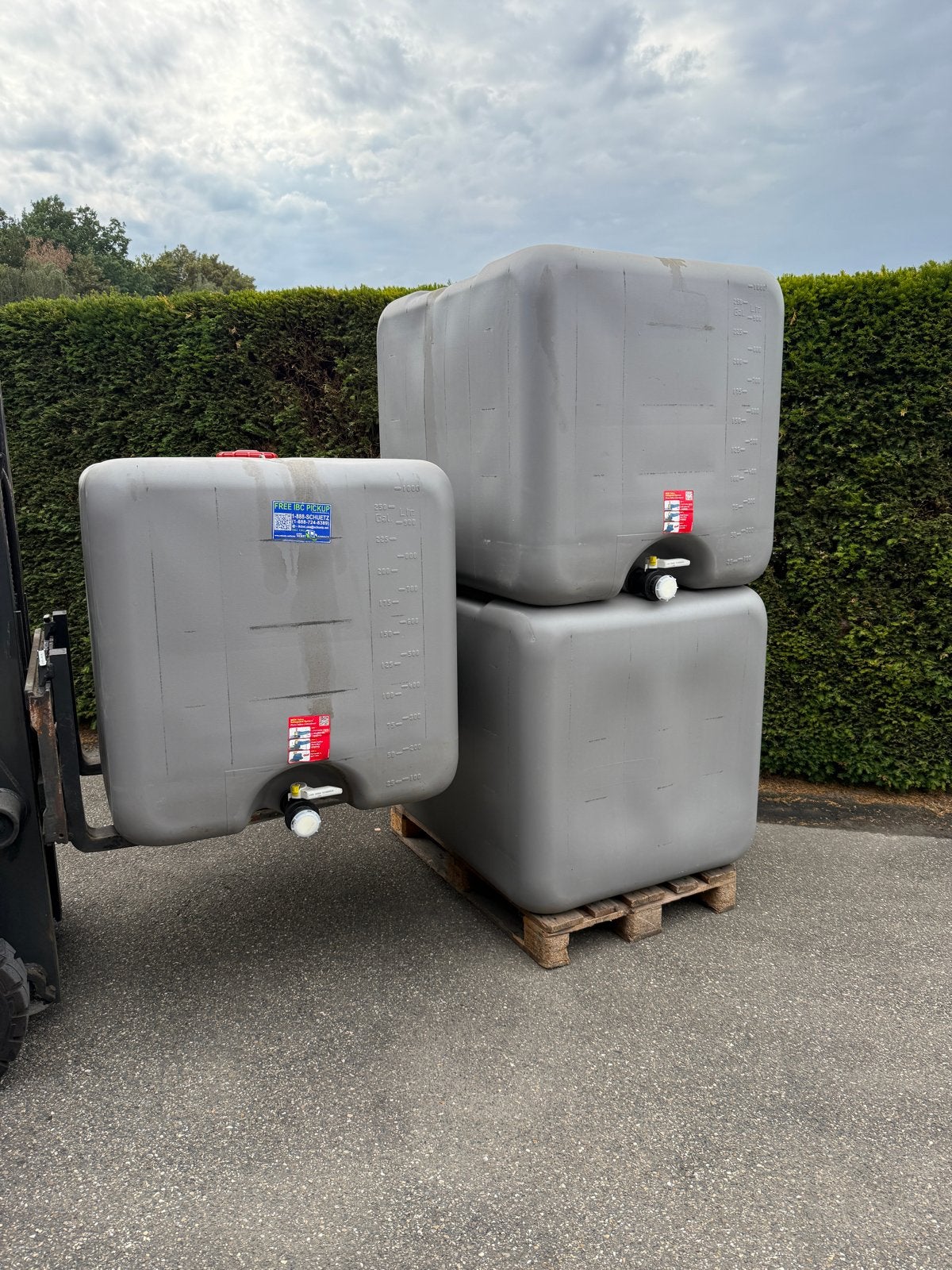 3 zwarte IBC vaten zonder palletbox/krat, 100 cm of meer, 60 cm of meer, Overige typen, Ophalen of Verzenden