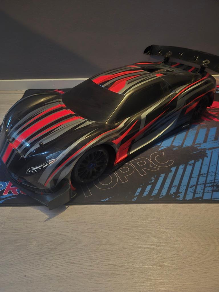 Traxxas XO-1 V2 met upgrades en zender, Elektro, Gebruikt, Ophalen of Verzenden, Auto onroad