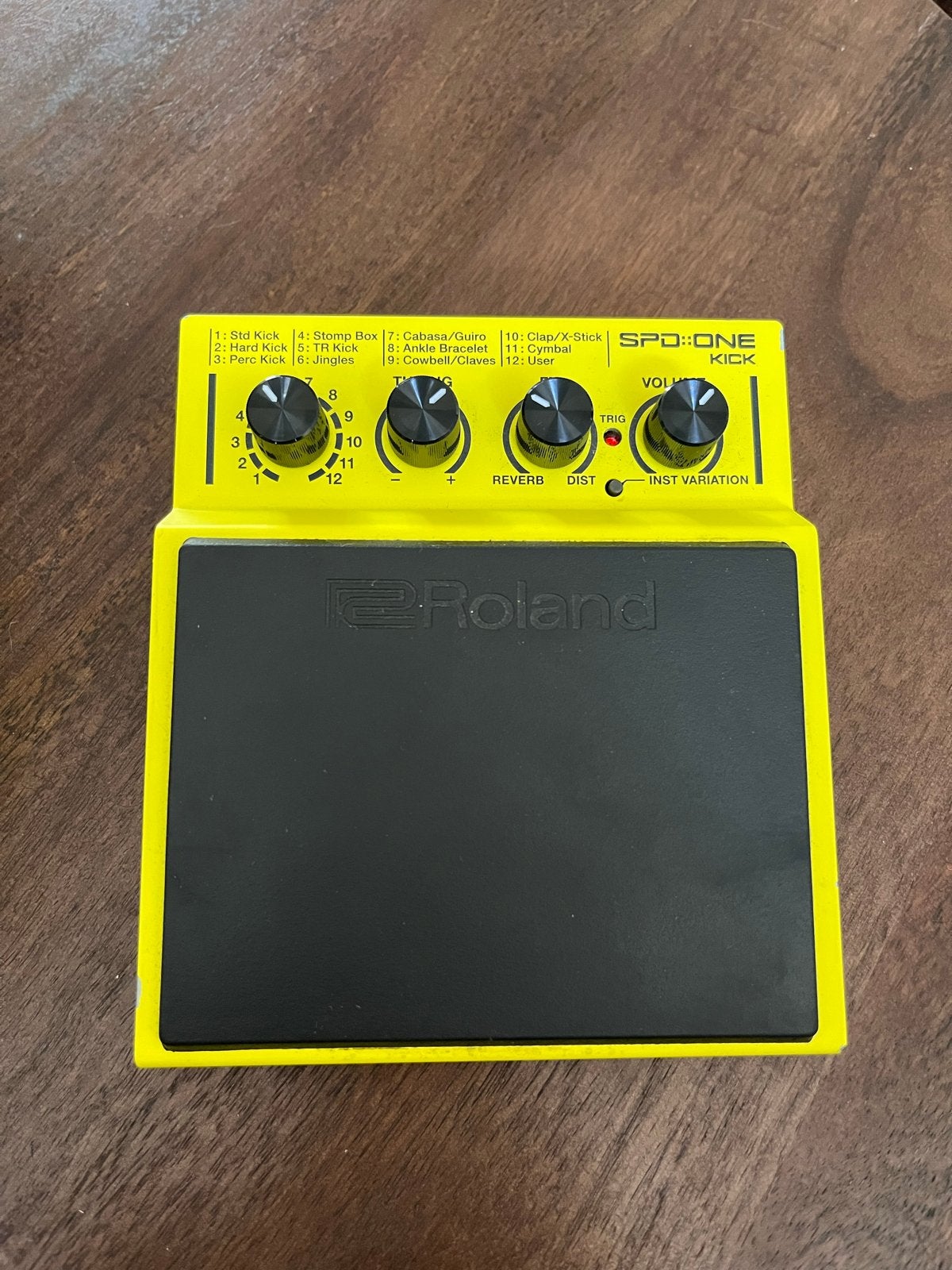 Roland SPD ONE KICK Percussie Pad, Ophalen of Verzenden, Zo goed als nieuw, Roland, Elektronisch