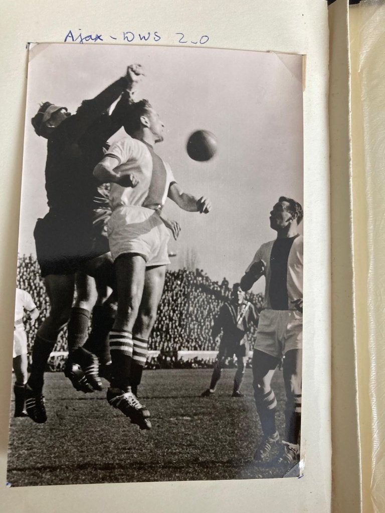 Ajax - DWS 2-0 Voetbalfoto uit de jaren '60, Verzenden, Gebruikt, Ajax, Poster, Plaatje of Sticker