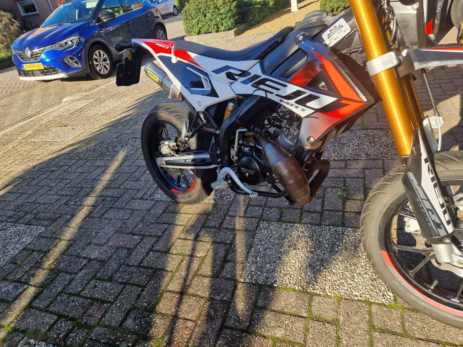 Brommer uitlaat AM6 motorblok - 80 km/u met begrenzing, Ophalen of Verzenden, Gebruikt, Uitlaat