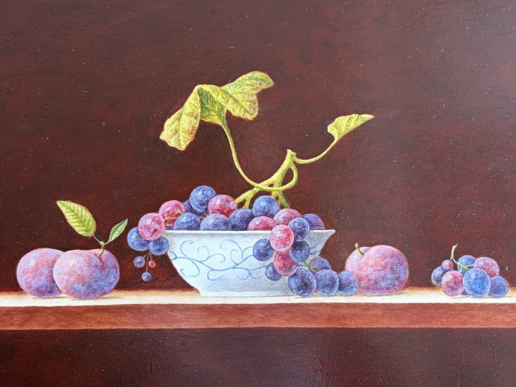 Ruud Verkerk, stilleven met fruit, Ophalen
