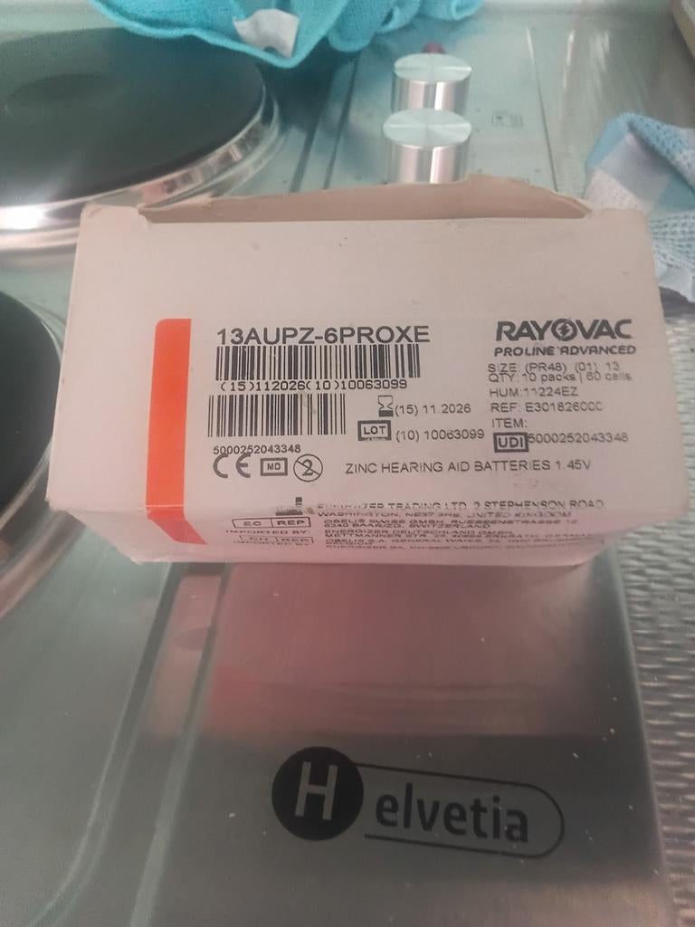 Rayovac Proline Advanced Zink Hoortoestel Batterijen 1.45V, Ophalen of Verzenden, Nieuw
