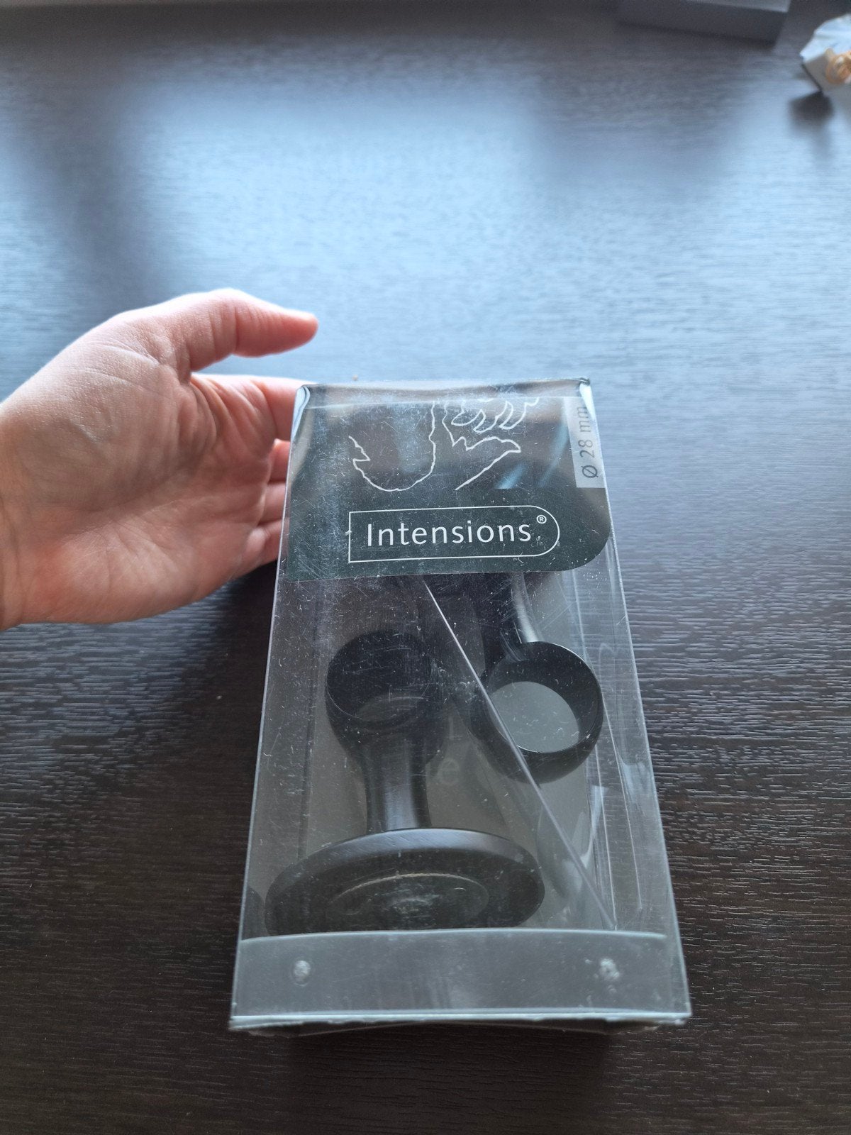 Intensions Gordijnroedehouders - Zwart, Nieuw in verpakking, Overige merken, Zwart, Nieuw, Ophalen of Verzenden