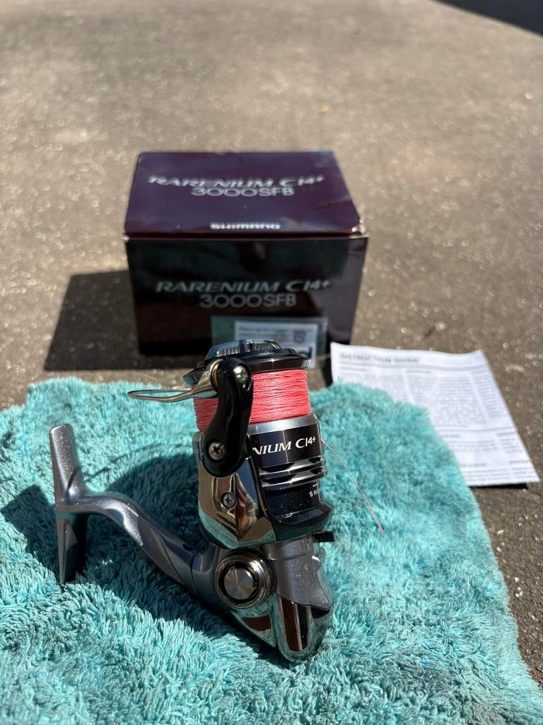 Shimano Rarenium CI4+ 3000SFB Molen - Zo goed als nieuw, Watersport en Boten, Ophalen of Verzenden, Zo goed als nieuw, Molen