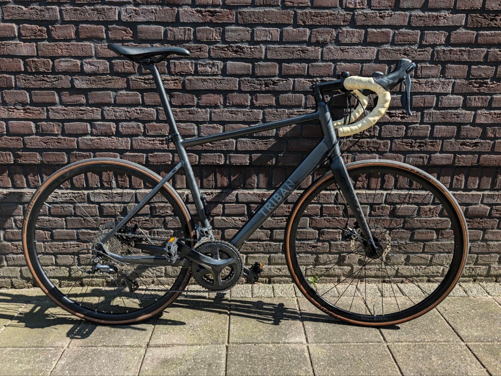 Triban RC500 - L, Fietsen en Brommers, Fietsen | Racefietsen, 28 inch, Aluminium, Zo goed als nieuw, 15 tot 20 versnellingen