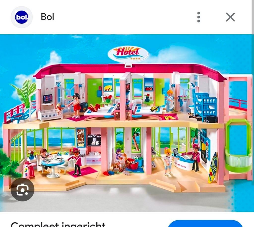 Playmobil Hotel - Groot en Compleet Speelplezier, Ophalen, Zo goed als nieuw, Jongen of Meisje