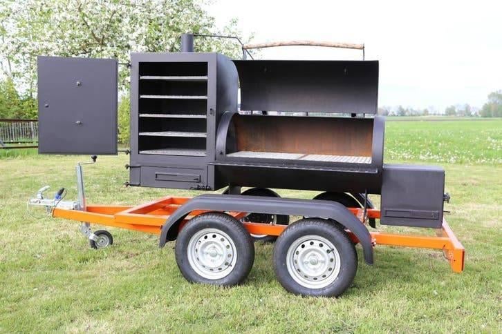 Huur BBQ Trailer & Smokers vanaf €100 per Dag!, Tuin en Terras, Houtskoolbarbecues, Ophalen of Verzenden