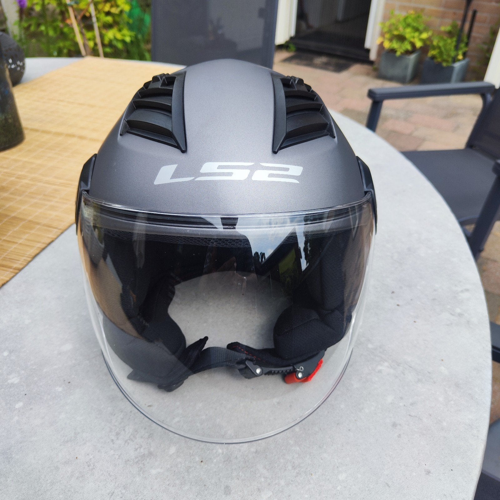 LS2 Jethelm mat grijs - Maat M, M, Dames, Jethelm, Nieuw zonder kaartje