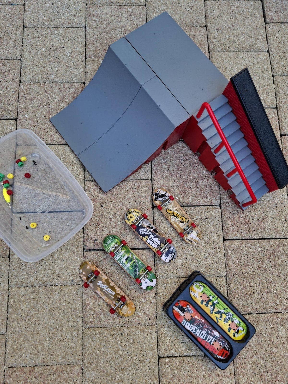 Fingerboards met skatepark, Verzamelen, Ophalen, Zo goed als nieuw