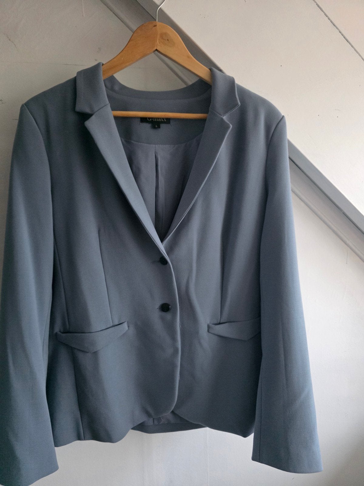 G-Maxx Jasje Maat L - Stijlvol en Comfortabel, Blauw, Maat 42/44 (L), Ophalen of Verzenden, Zo goed als nieuw