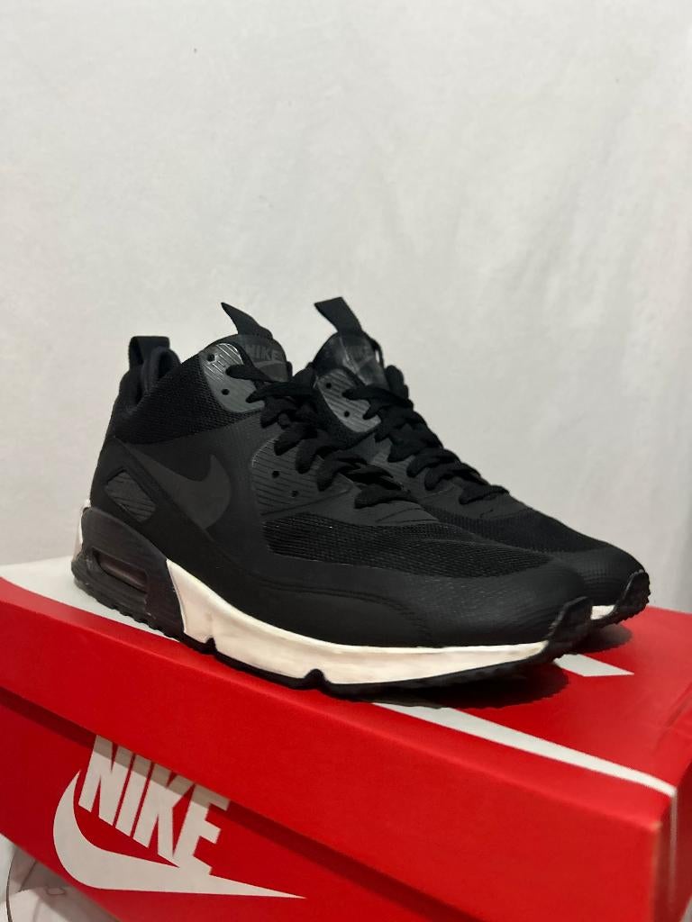 ALS NIEUW! Maat 44,5 - Nike Air Max 90 Sneakerboot Black, Verzenden, Zwart, Nike, Nike