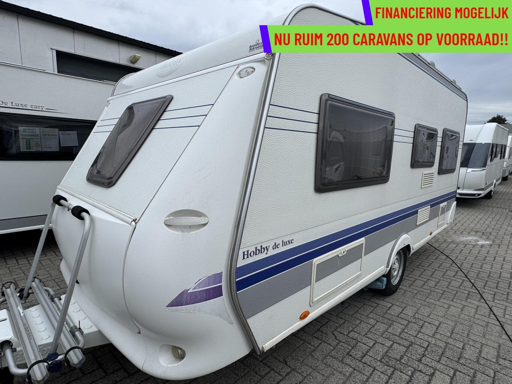 Hobby 460 UFE DE LUXE, FRANSBED, MOVER, FIETSENBDRAGERS, Rondzit, Hobby, Bedrijf, Luifel