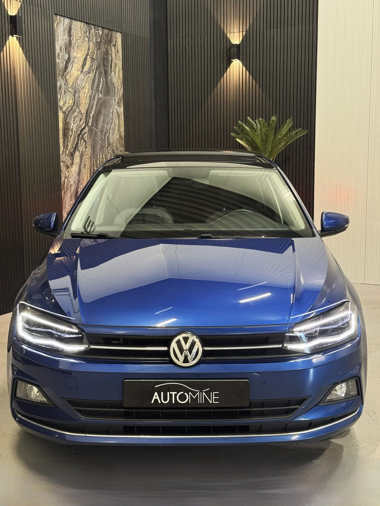 Volkswagen Polo 1.0 TSI Highline|PANO|BEATS|VIRTUAL|SFEER|BO, Euro 6, 95 pk, Blauw, 49 €/maand