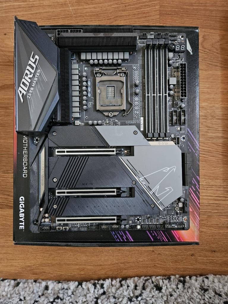 Gigabyte Aorus Z590 master Moederbord (Lees tekst!), Ophalen, Gebruikt, DDR4, ATX