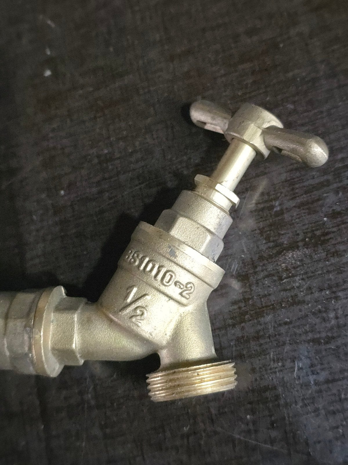 Vintage ongebruikte messing slangaansluitkraan €20, Ophalen of Verzenden, Nieuw